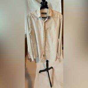 Salvatore Ferragamo Light Cream Button Down Shirt